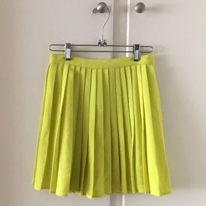 Pleated American Apparel mini skirt